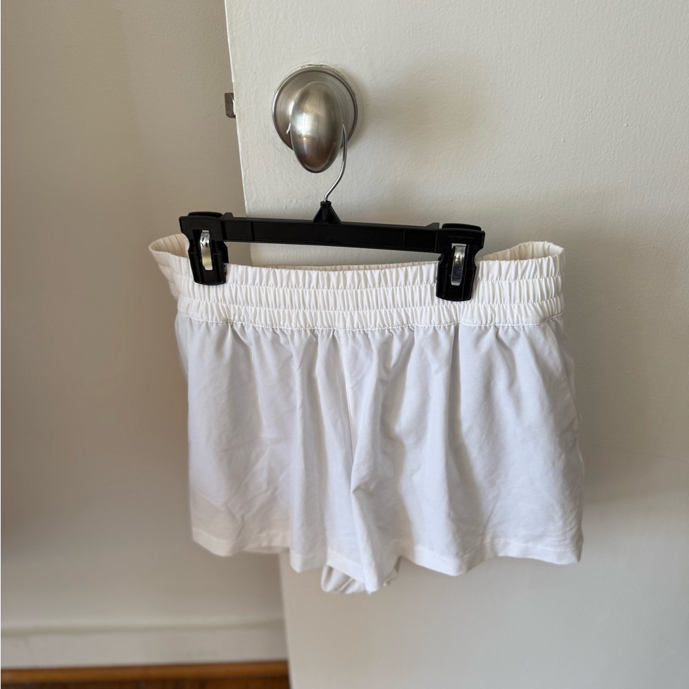Athleta High Waist White Women's Shorts